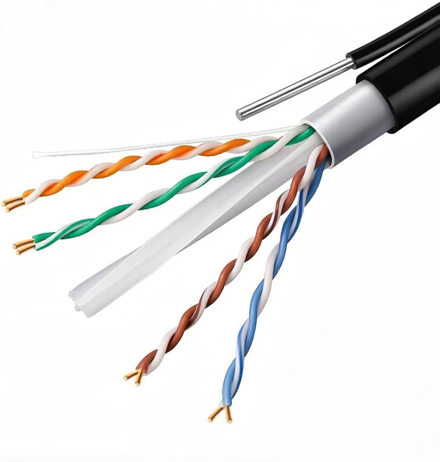 Cat 6 F/UTP PE Outdoor (messenger)